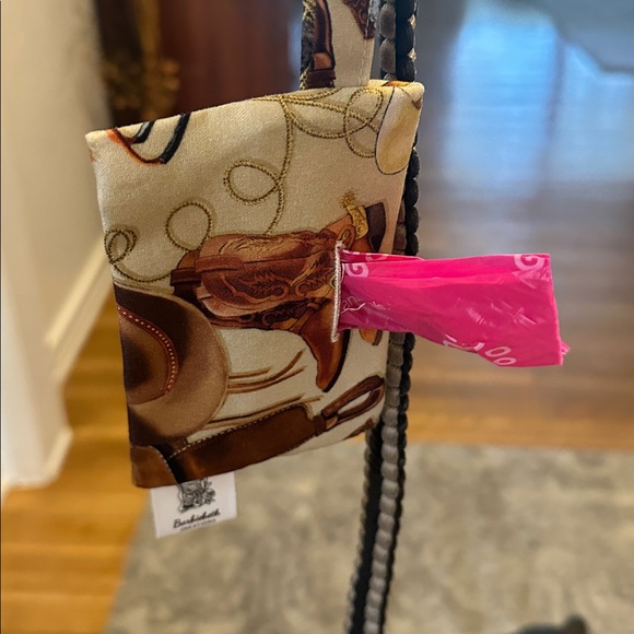 Stylish Dog Bandana with Matching Poopie Bag - Picture 5 of 6